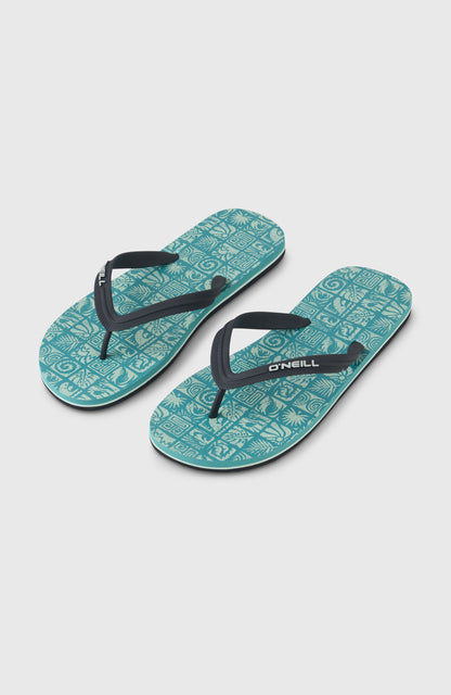 Men Profile Graphic Sandals