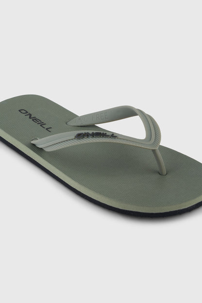 Men Profile Small Logo Sandals