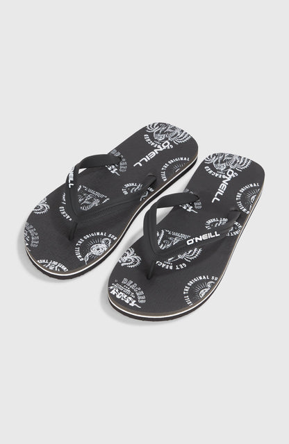 Men Profile Graphic Sandals