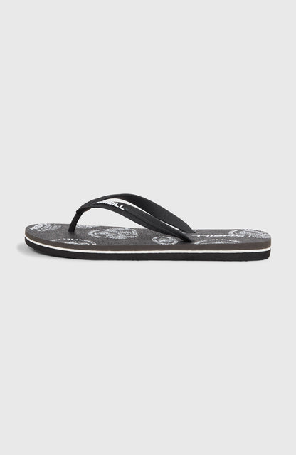 Men Profile Graphic Sandals