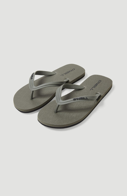 Men Profile Small Logo Sandals