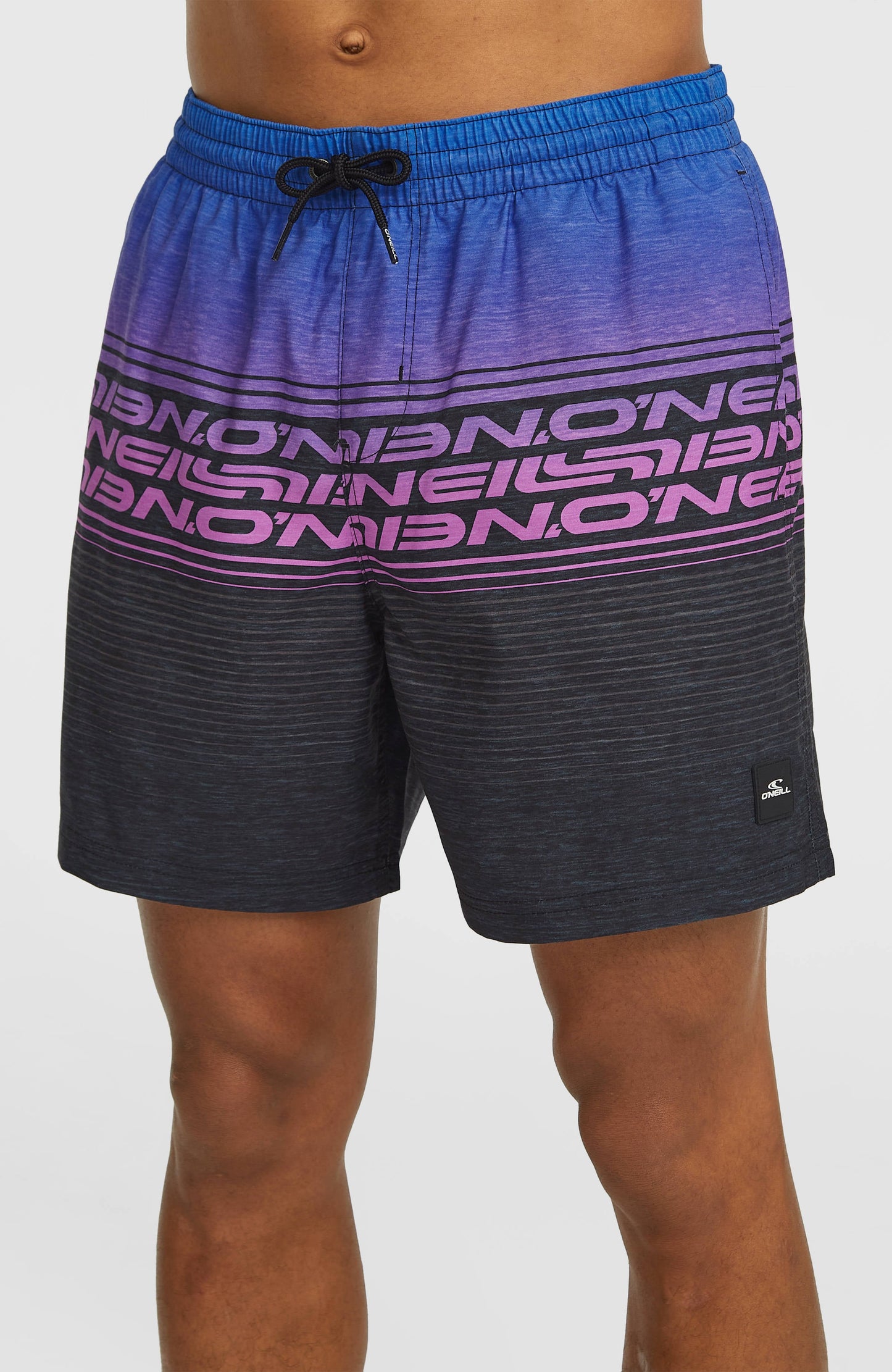 Men Logo Stripe 16'' Swimshorts