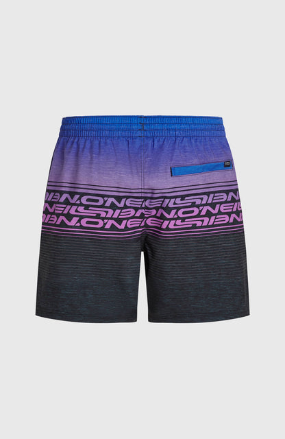 Men Logo Stripe 16'' Swimshorts