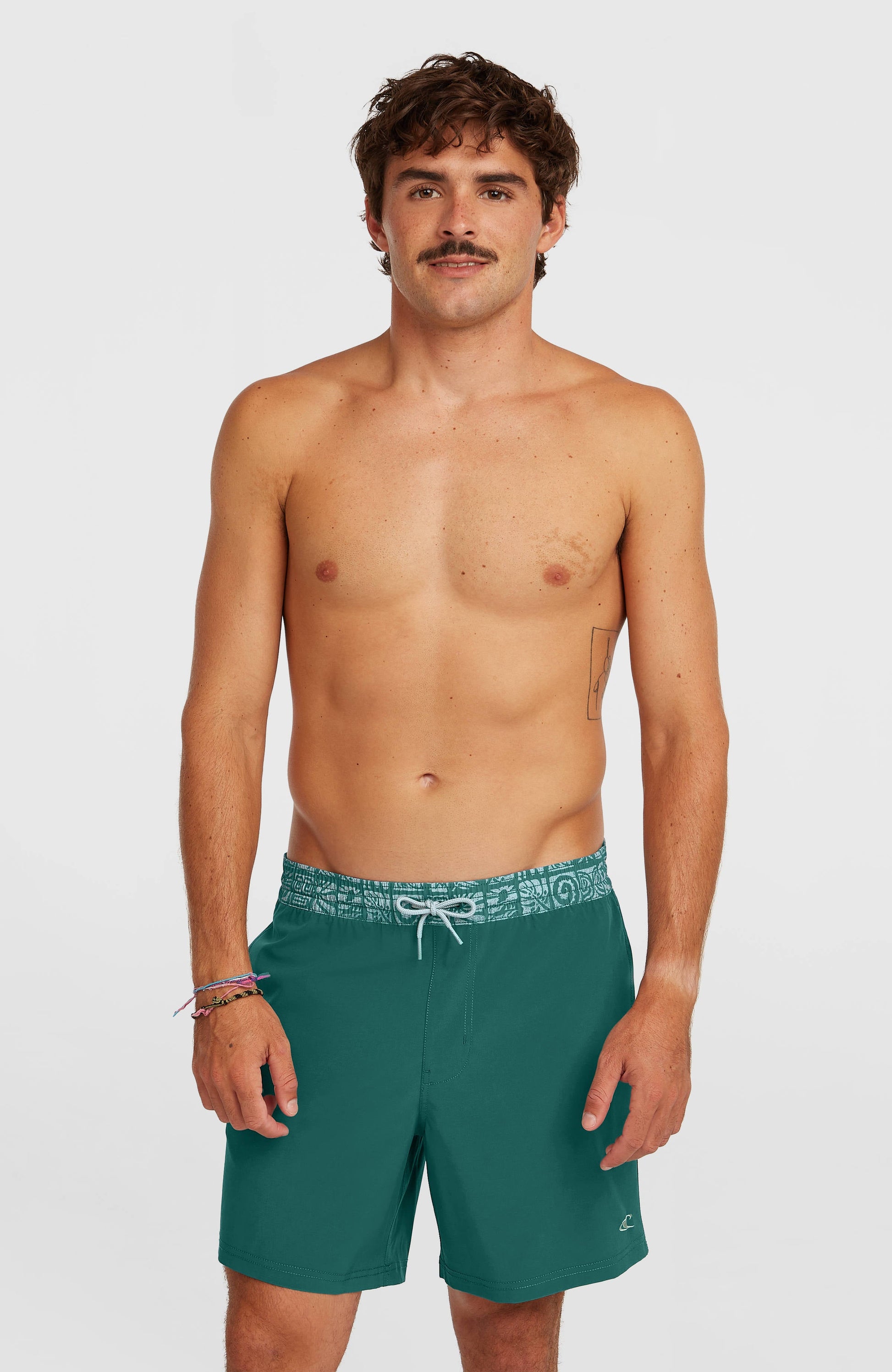 Men Pocket Print 16'' Swimshorts