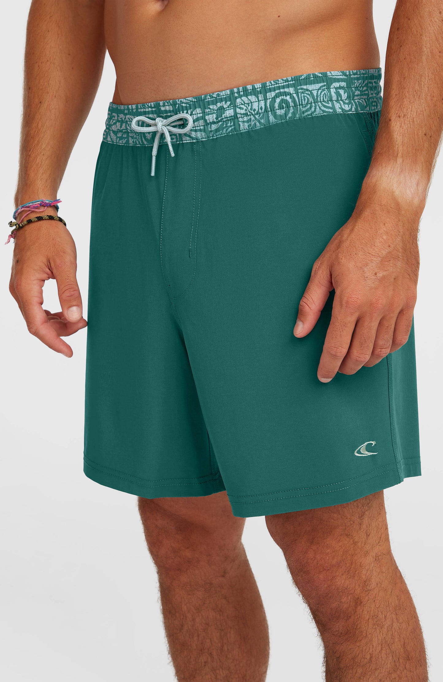 Men Pocket Print 16'' Swimshorts