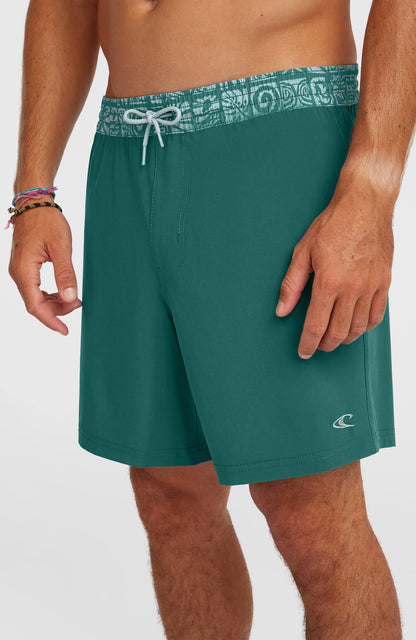 Men Pocket Print 16'' Swimshorts