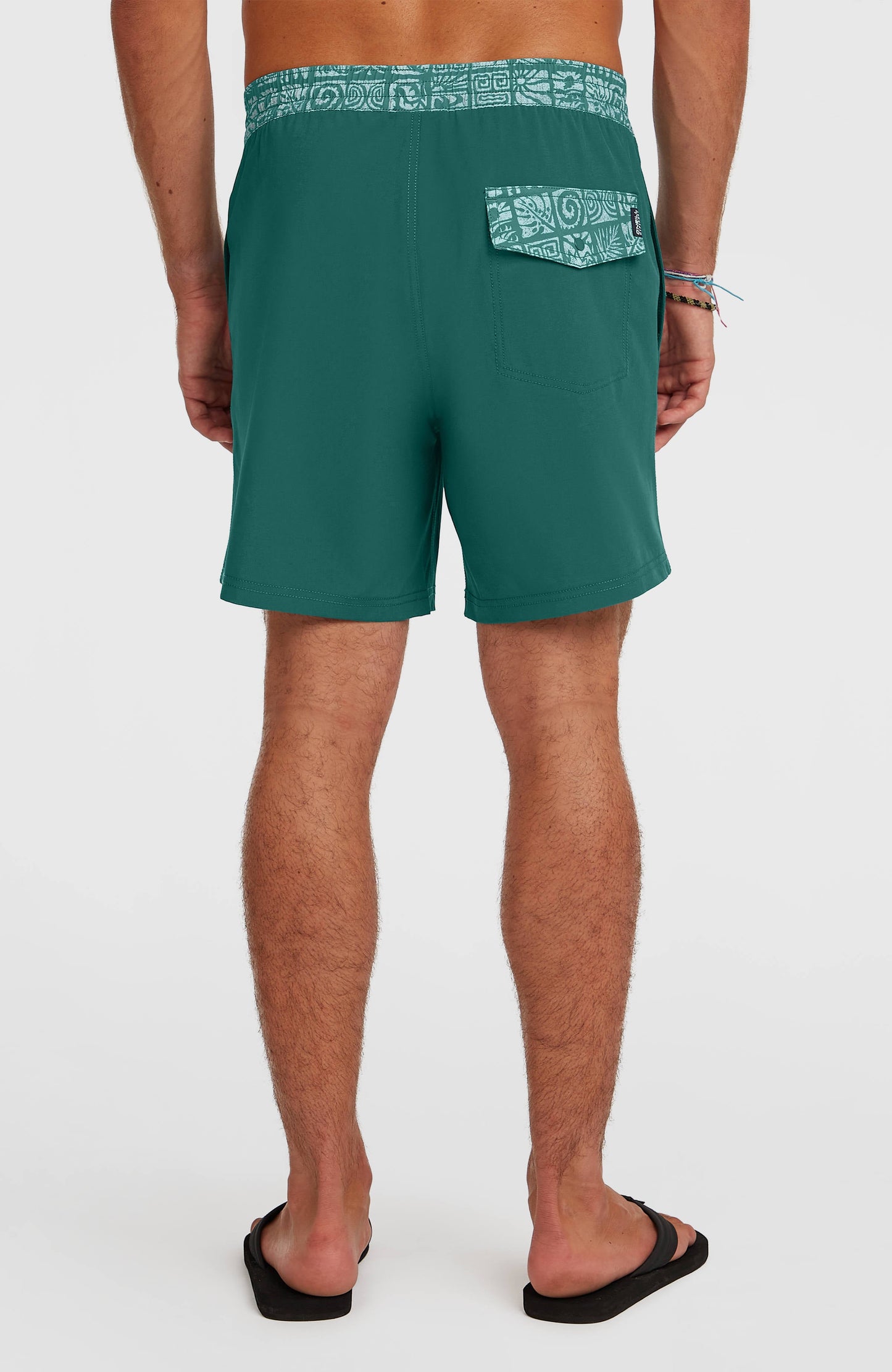 Men Pocket Print 16'' Swimshorts