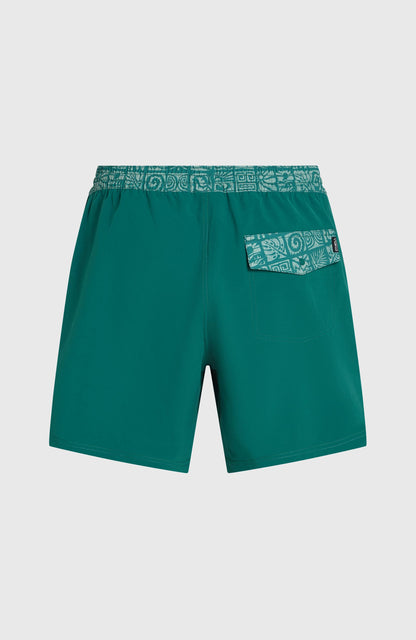 Men Pocket Print 16'' Swimshorts
