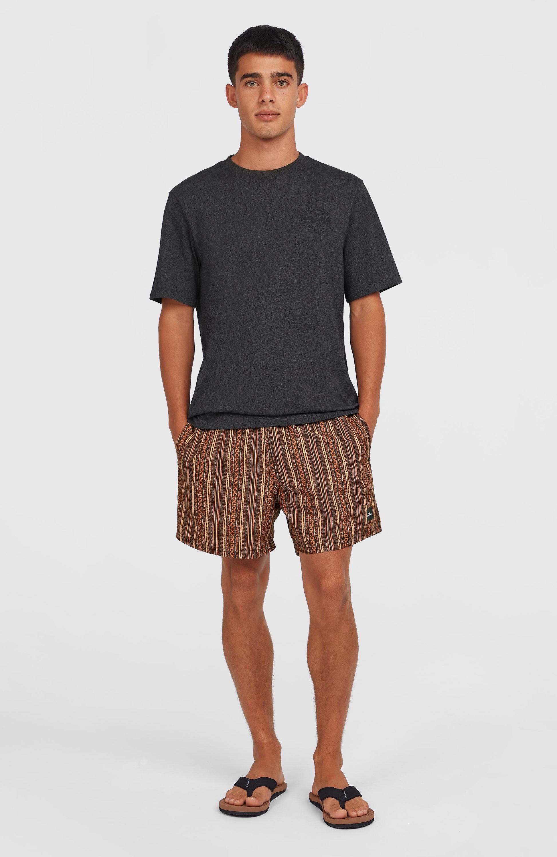 Men Cali Print 15'' Swim Shorts