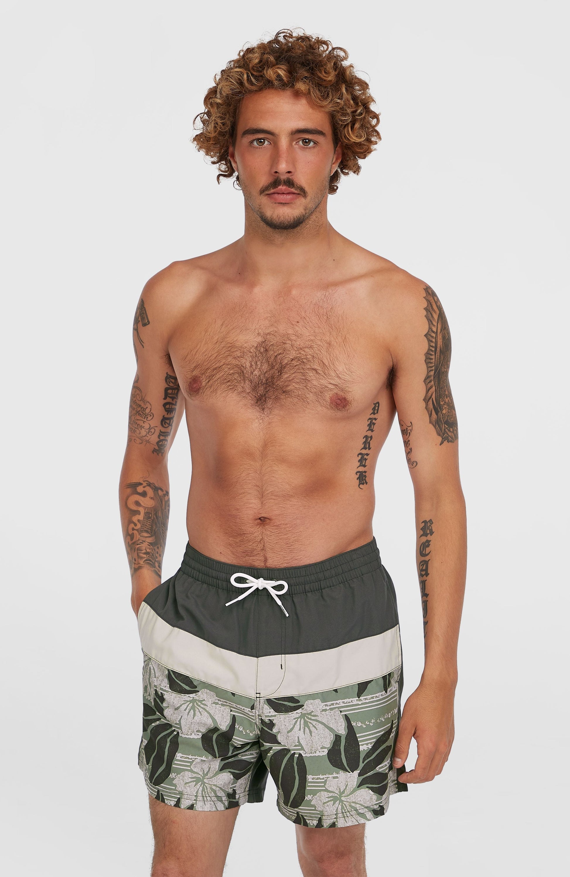 Men Cali Block 15'' Swim Shorts