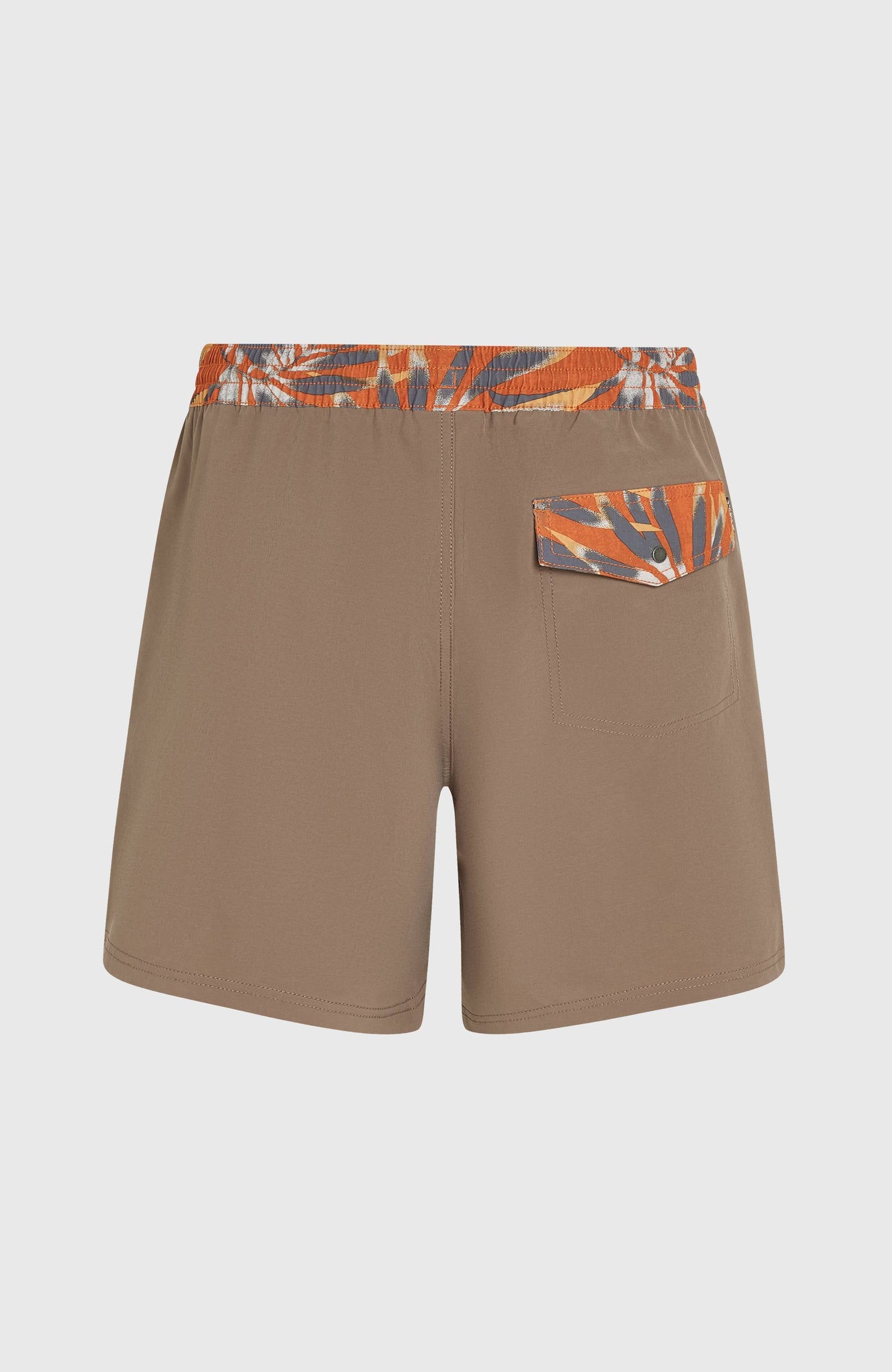 Men Pocket Print 16'' Swim Shorts