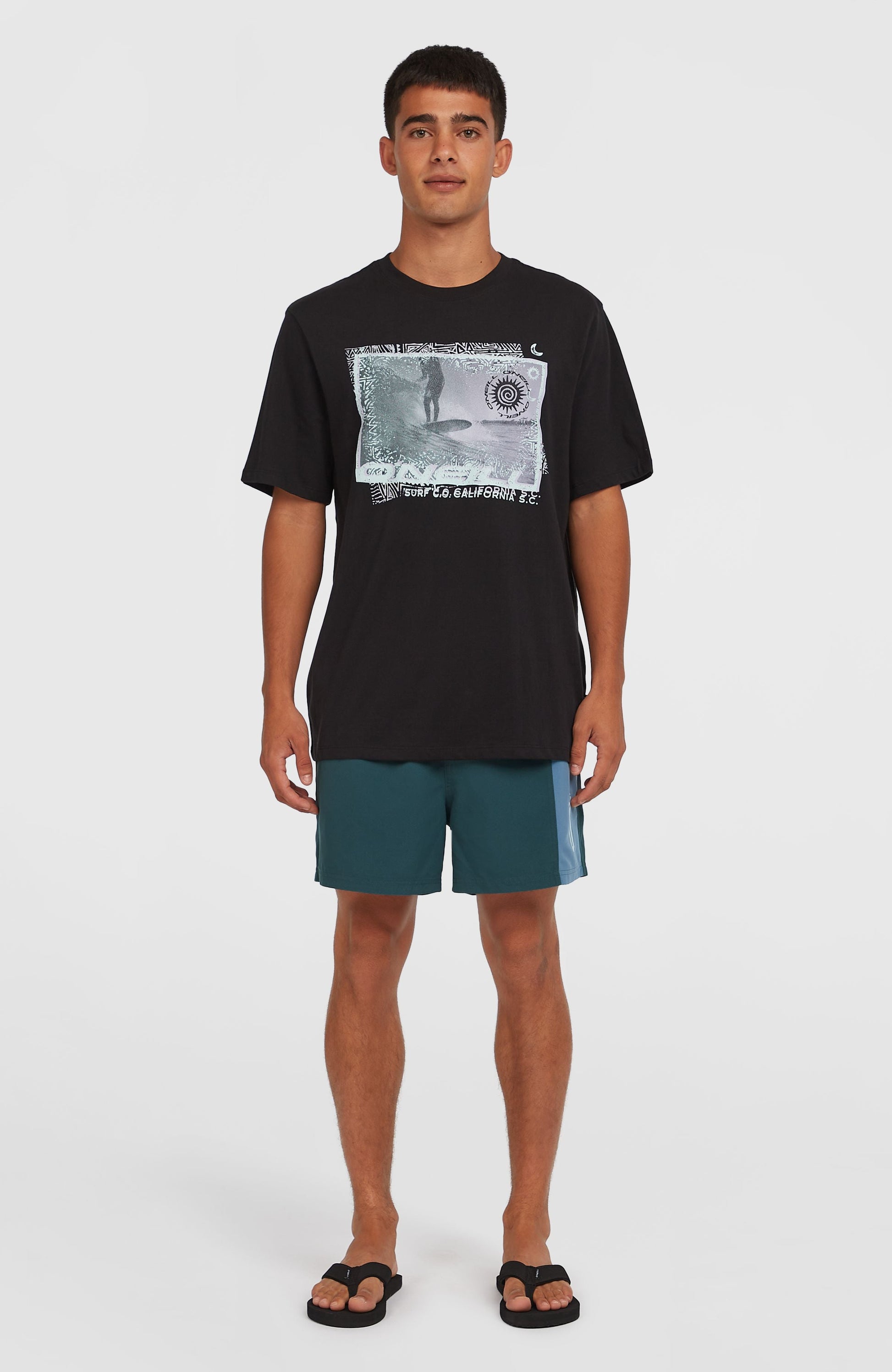 Men Retro 14'' Swim Shorts