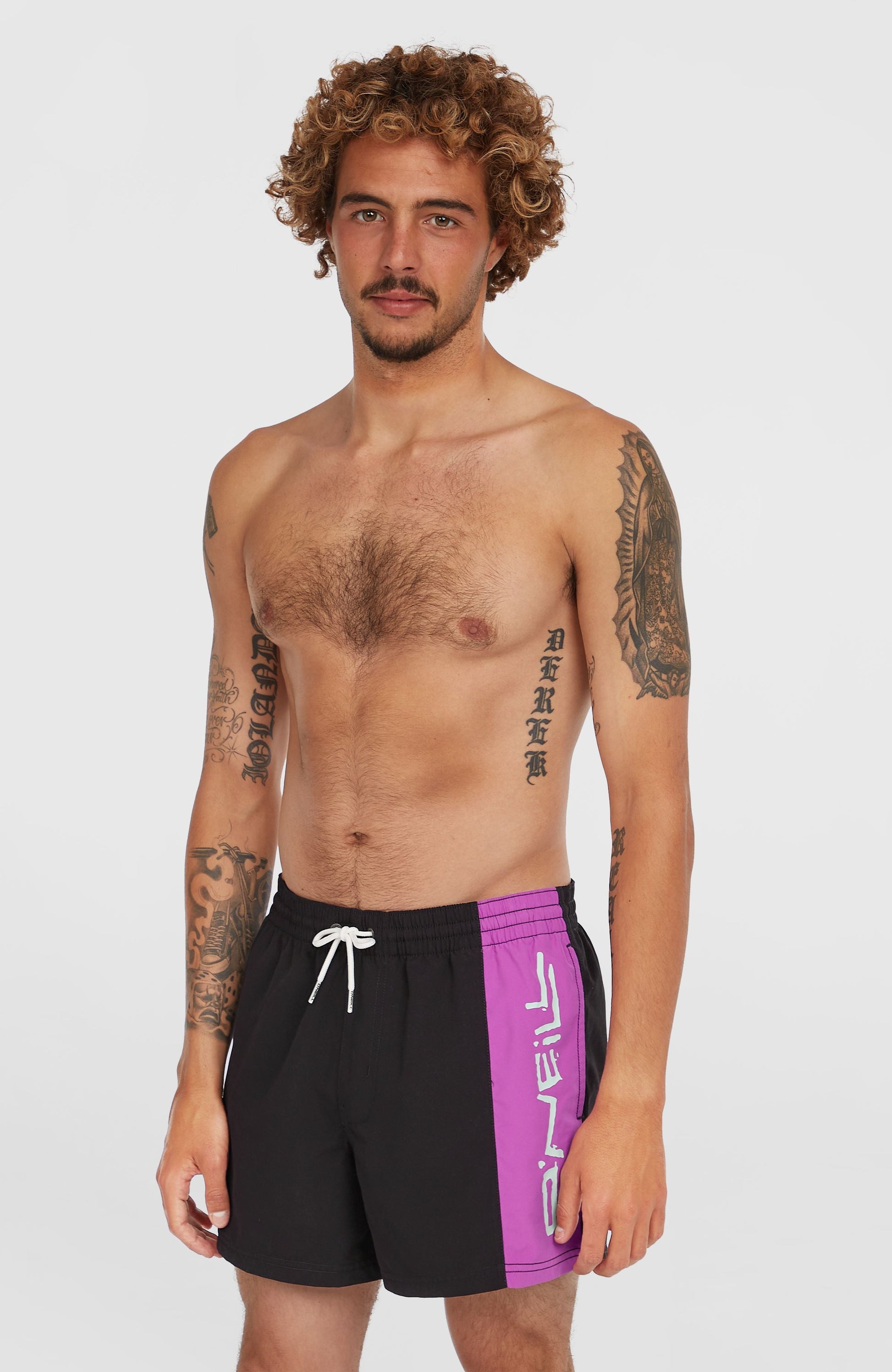 Men Retro 14'' Swim Shorts