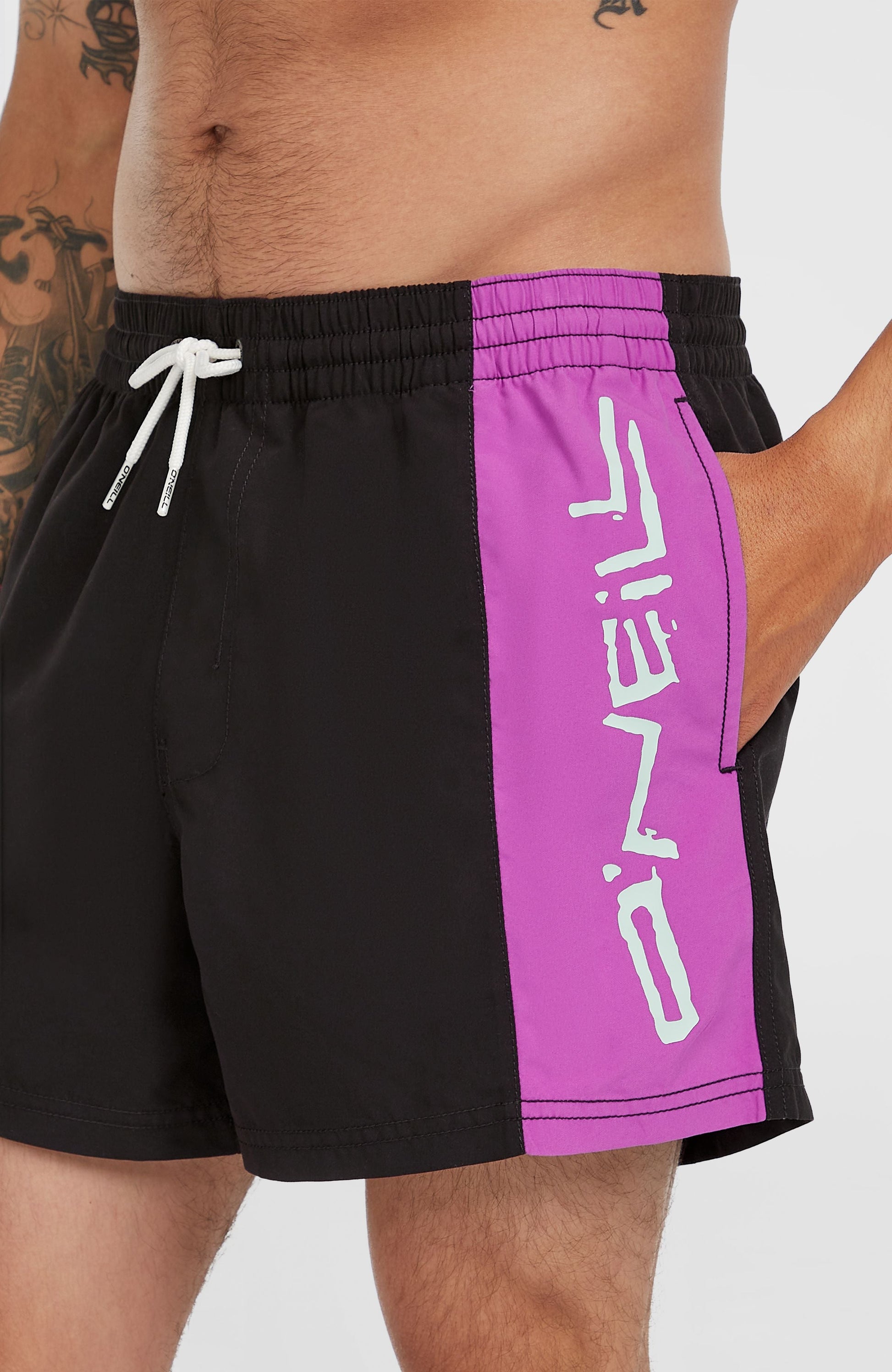Men Retro 14'' Swim Shorts