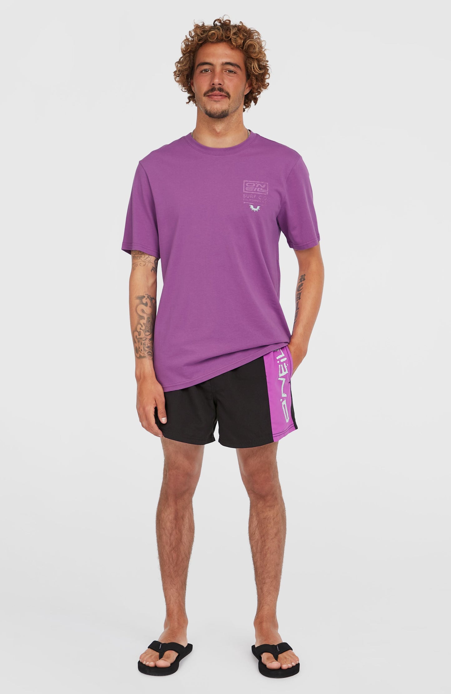 Men Retro 14'' Swim Shorts