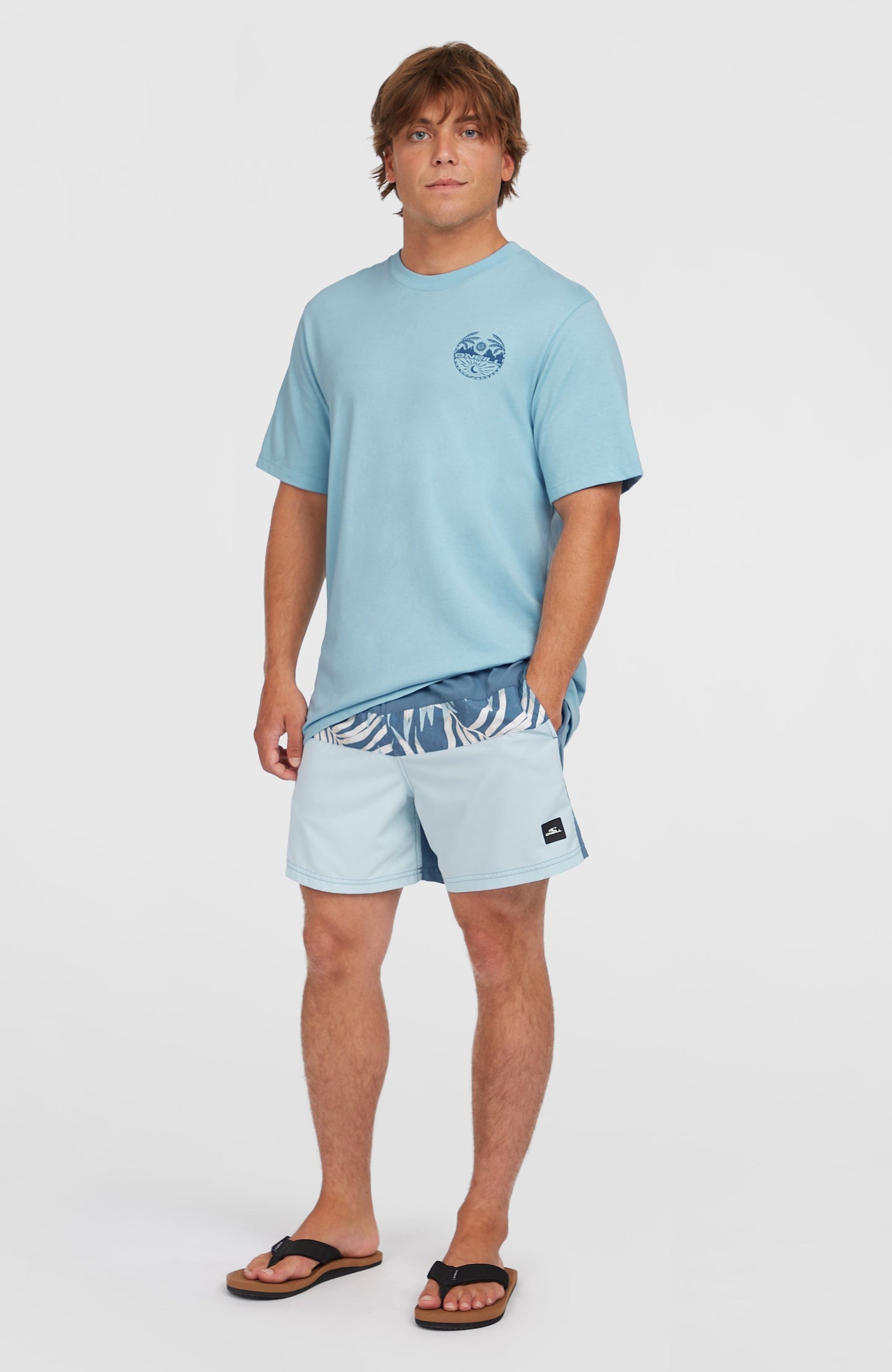 Men Cali Block 15'' Swim Shorts