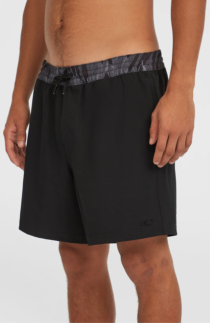 Men Pocket Print 16'' Swim Shorts