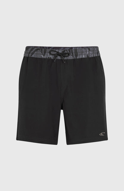 Men Pocket Print 16'' Swim Shorts