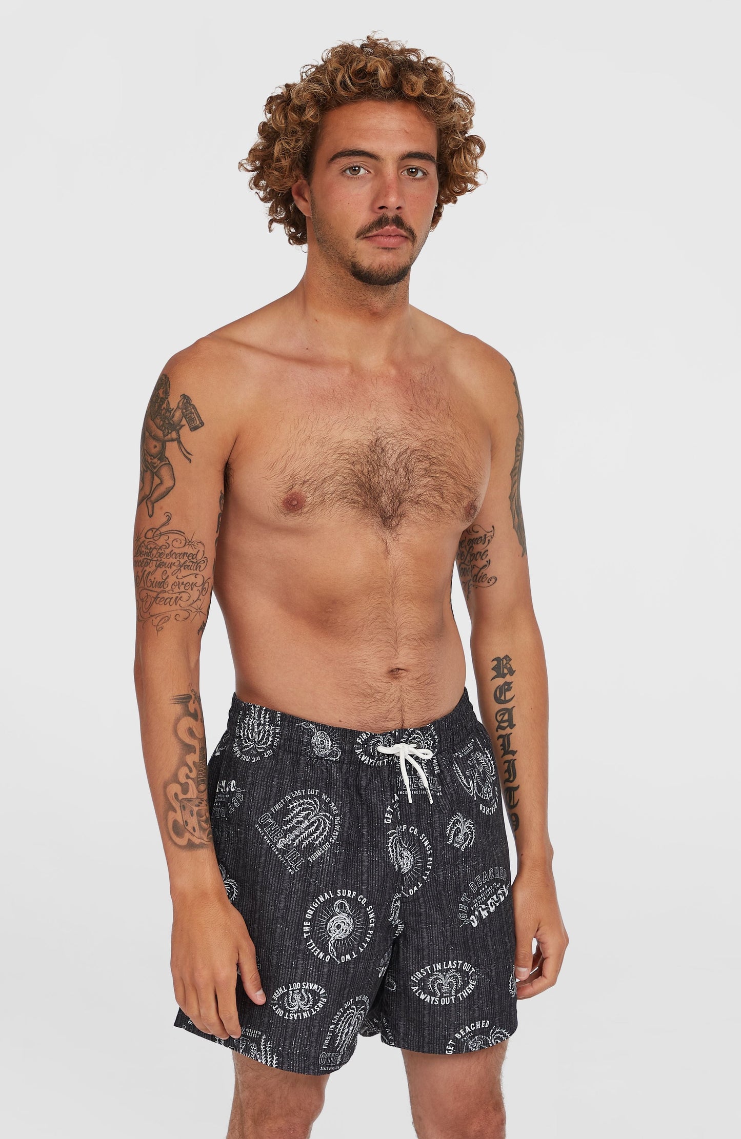 Men Cali Print 15'' Swim Shorts