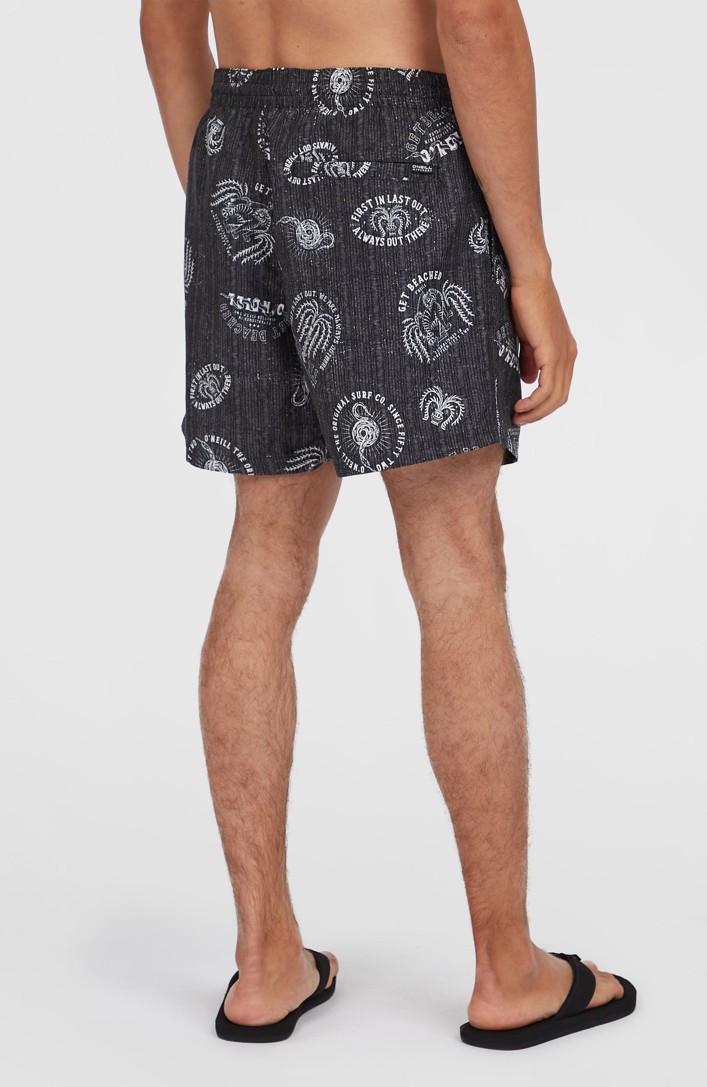 Men Cali Print 15'' Swim Shorts