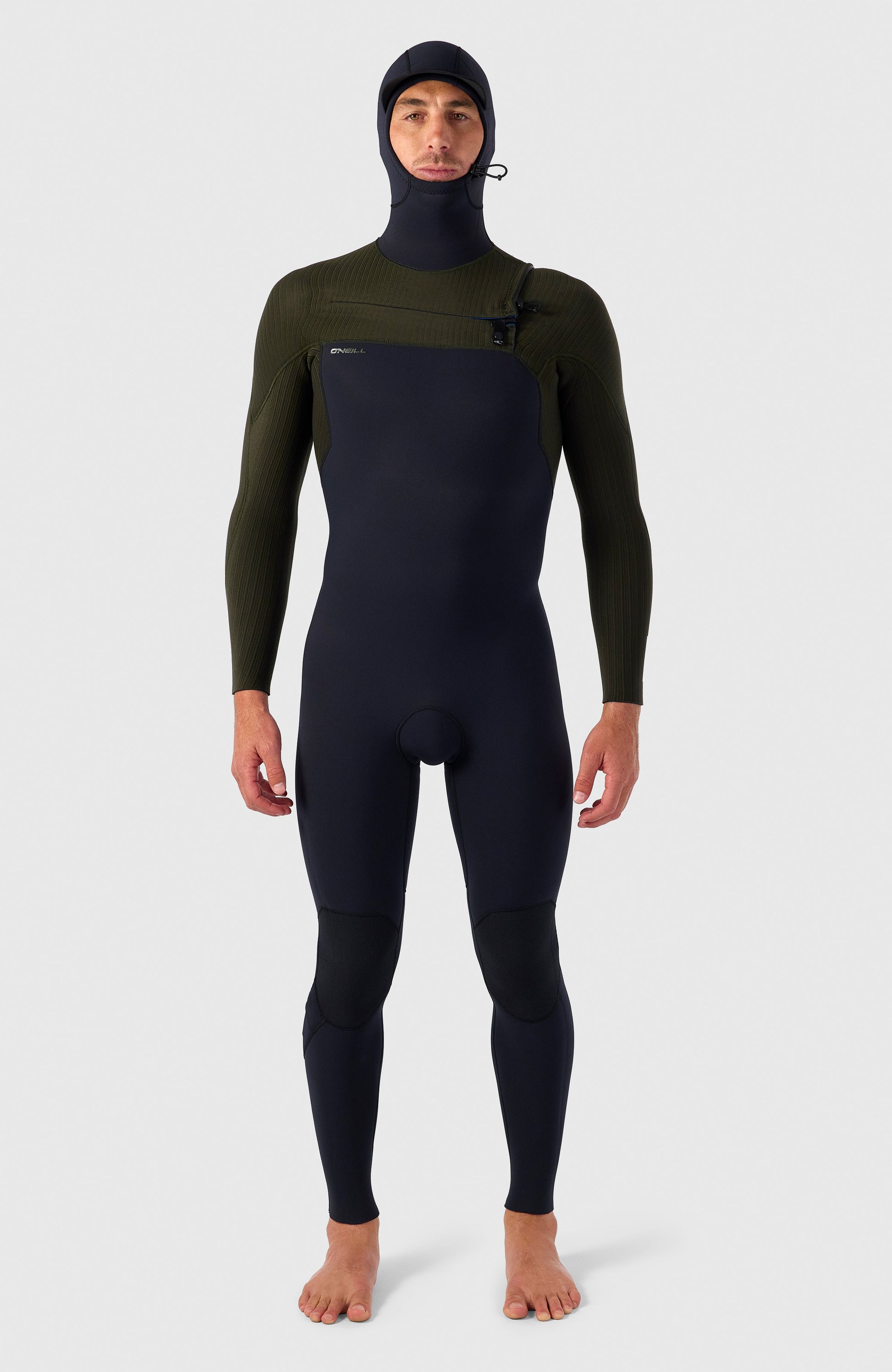 Men|Wetsuits O'Neill Men Hyperfreak 5/4mm Chest Zip Full Wetsuit with Hood Men – O'Neill