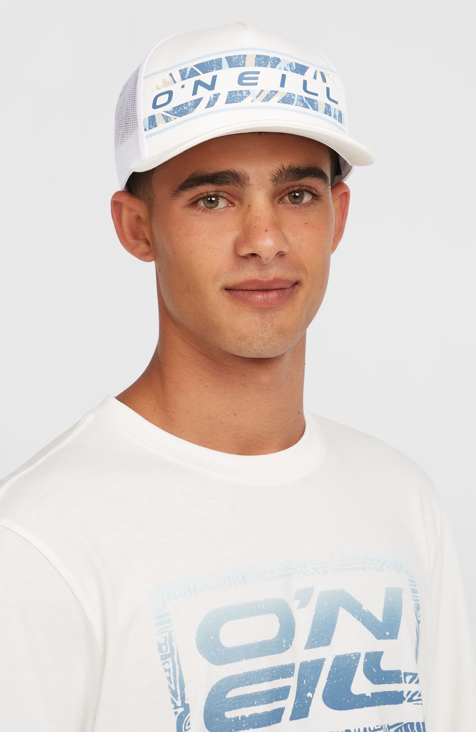 Men Flower Trucker Cap