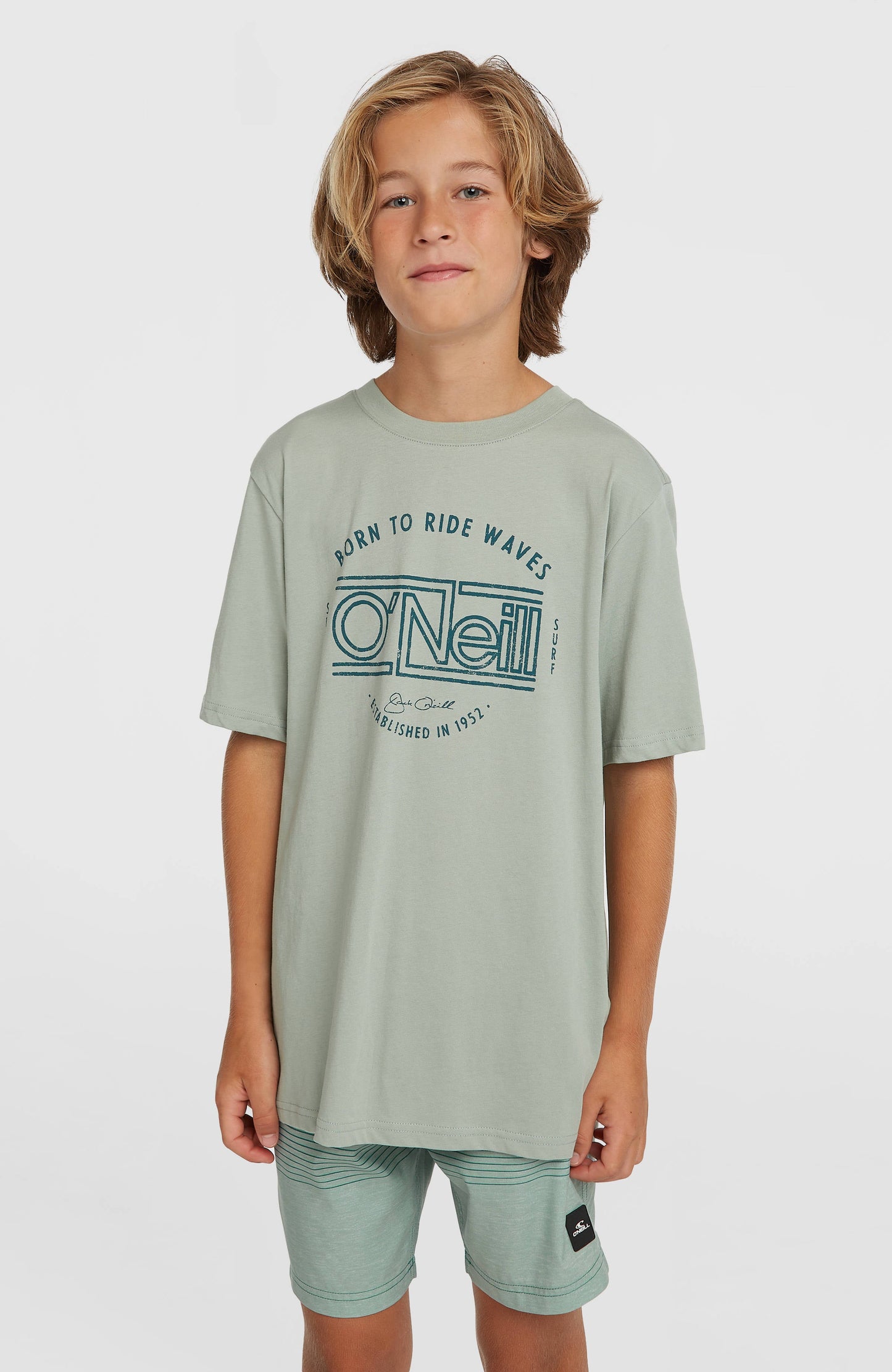 Kids O'Neill Logo Stripe Swimshorts