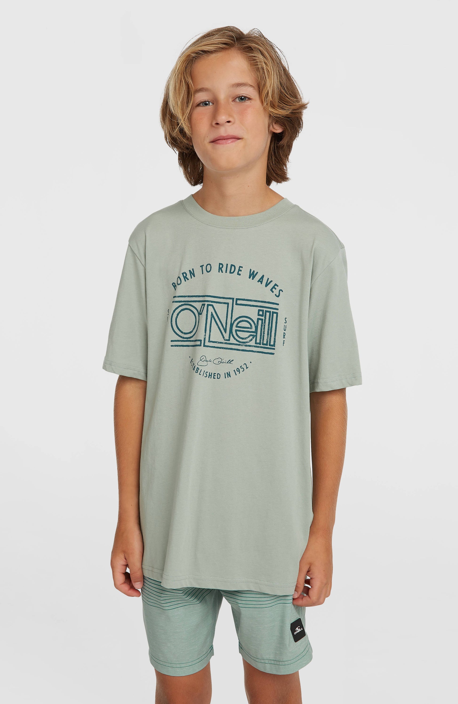 Kids O'Neill Logo Stripe Swimshorts