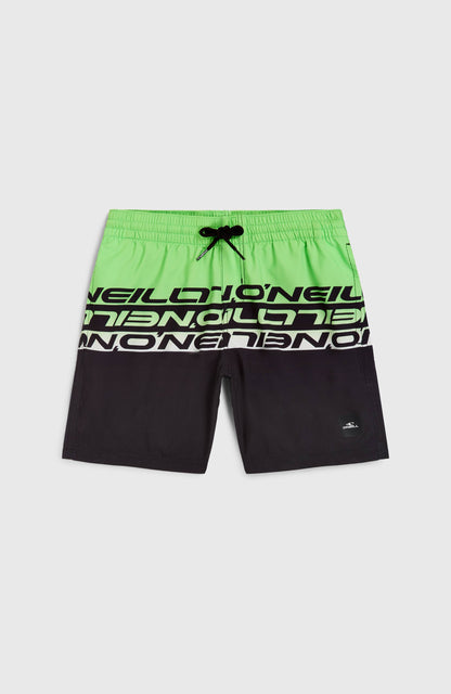 Kids Cali Stripe 14'' Swim Shorts