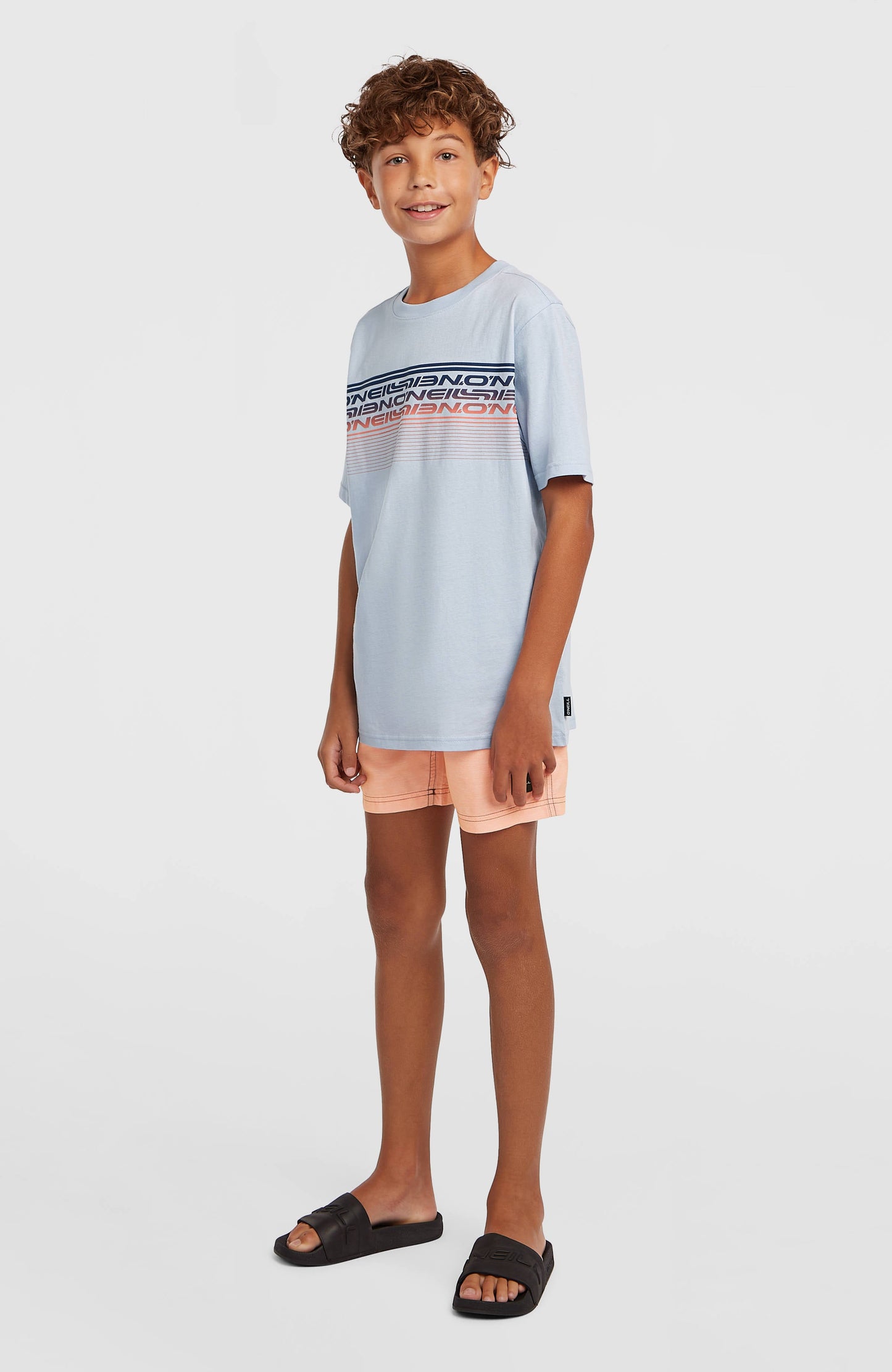 Kids O'Neill Logo Stripe T-Shirt