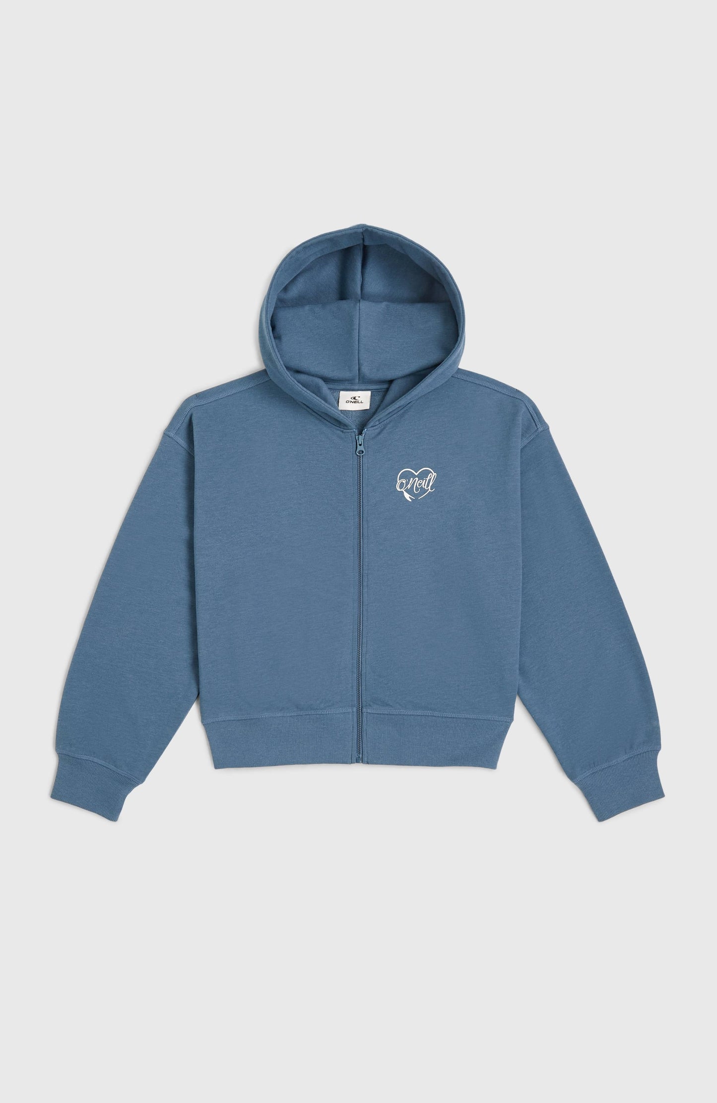 Kids Script Falf-Zip Hoodie