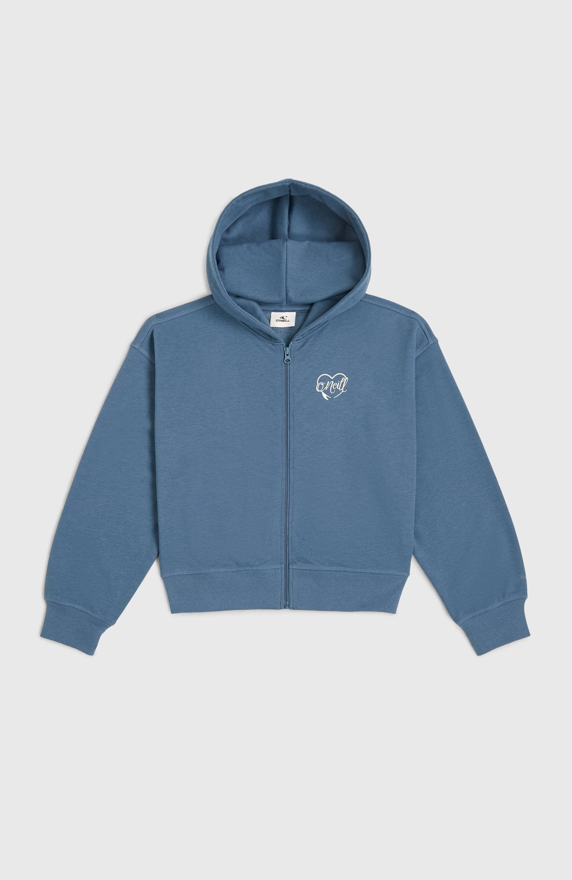 Kids Script Falf-Zip Hoodie