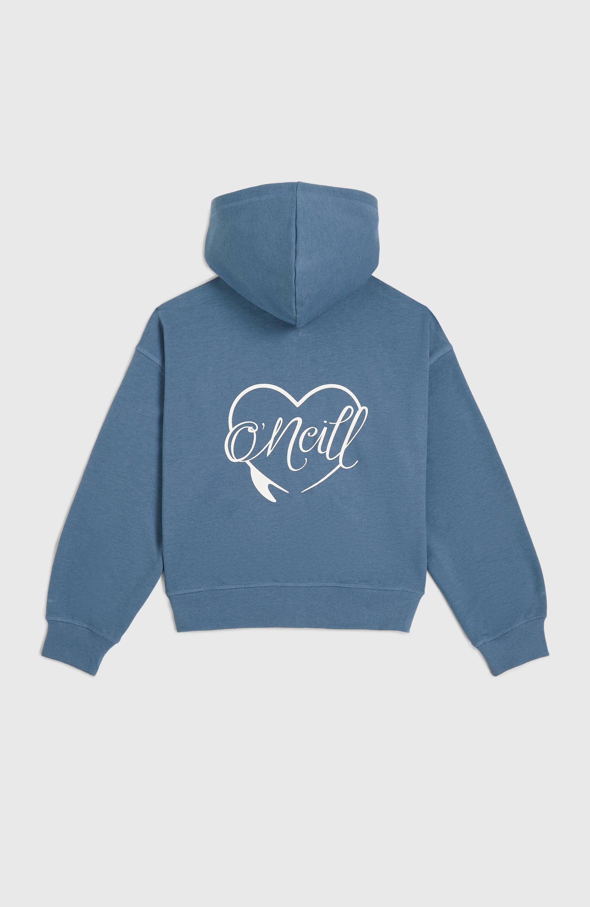 Kids Script Falf-Zip Hoodie