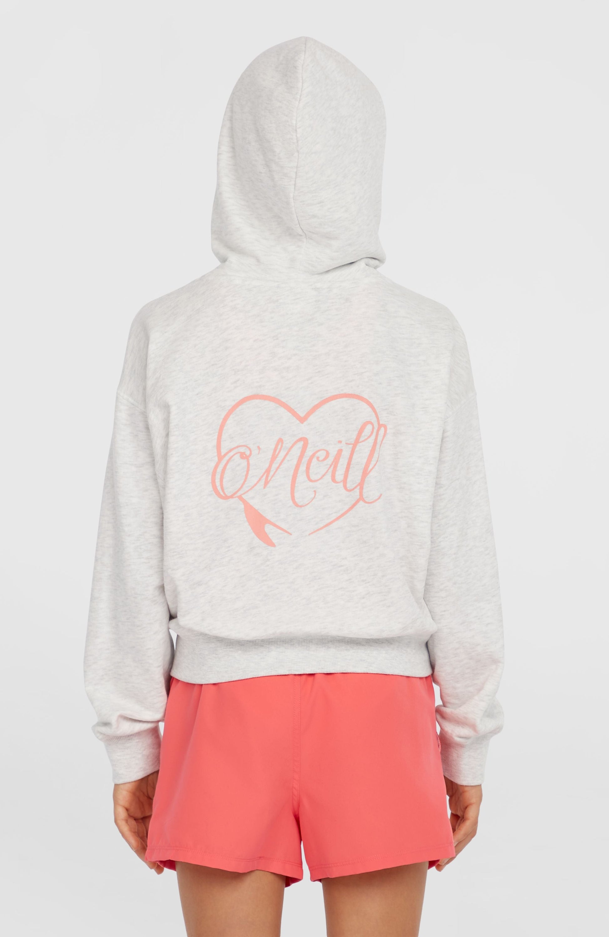 Kids Script Falf-Zip Hoodie