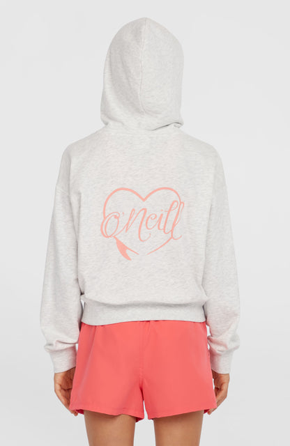 Kids Script Falf-Zip Hoodie