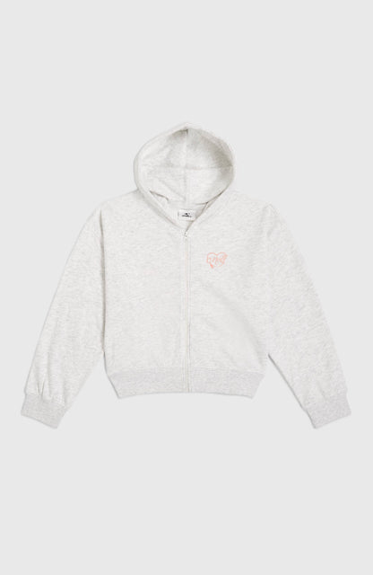 Kids Script Falf-Zip Hoodie
