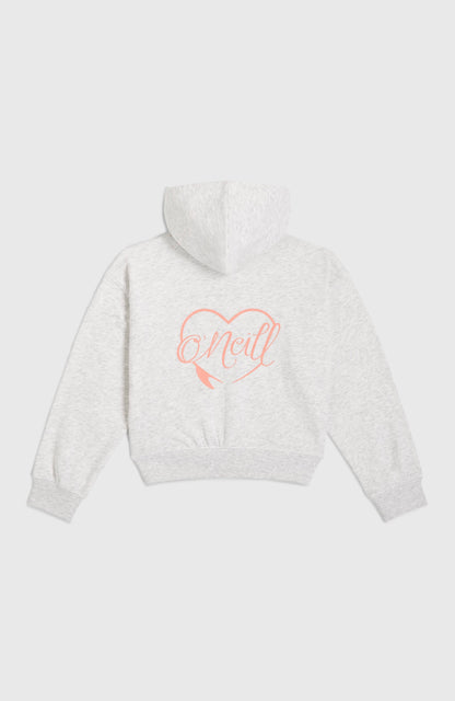 Kids Script Falf-Zip Hoodie